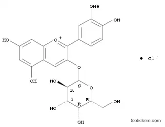 1-Benzopyrylium, 3-(β-D-galactopyranosyloxy)-5,7-dihydroxy-2-(4-hydroxy-3-methoxyphenyl)-, chloride (1:1)
